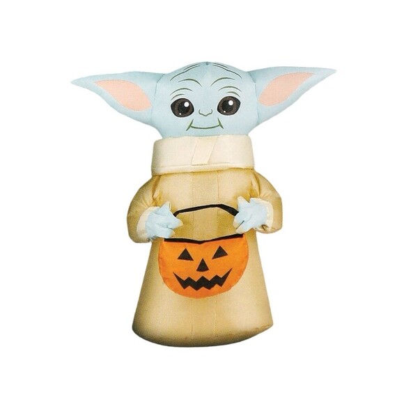 Star Wars The Mandalorian Grogu Halloween Airdorable Airblown Inflatable, 20.5" - Picture 1 of 3